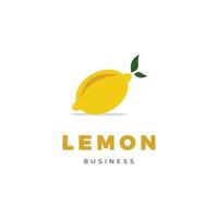 inspiração de design de logotipo de ícone de frutas de limão vetor