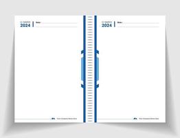 página interna de laticínios primavera caderno design de página layout de grade de pontos caderno de desenho vetor