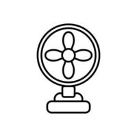 vetor de ícone do ventilador de carregamento. símbolo de ar condicionado