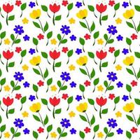 elegante padrão sem emenda com flores. design infantil para tecido, papel de parede, papel de embrulho, embalagem. ilustração vetorial vetor