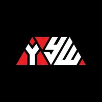design de logotipo de letra triângulo yyw com forma de triângulo. monograma de design de logotipo de triângulo yyw. modelo de logotipo de vetor triângulo yyw com cor vermelha. yyw logotipo triangular logotipo simples, elegante e luxuoso. aa