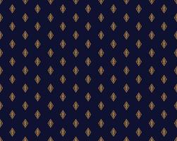 design de bordado de textura étnica geométrica com design de fundo azul escuro, saia, papel de parede, roupas, embrulho, tecido, folha, vetor de formas de triângulo amarelo, padrão de ilustração