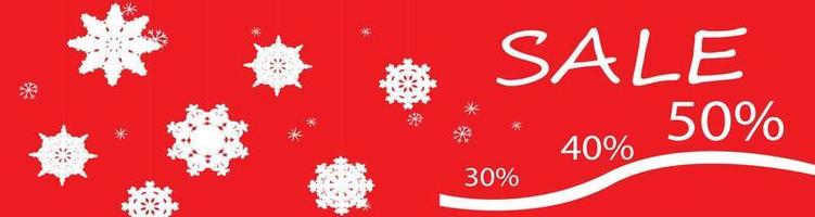 banner da web de venda de natal vetor