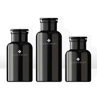 vector mens jar e rolha para cosméticos beleza cuidados médicos cuidados com os cabelos cuidados com a pele spa essência em estilo moderno conocromático preto noir