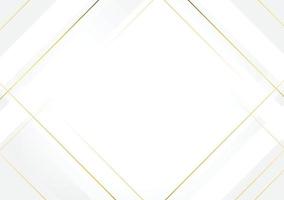 conceito geométrico moderno de luxo abstrato em fundo branco para capa, banner, modelo, apresentação, folheto. ilustração vetorial vetor