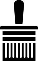ícone de glifo de pincel vetor