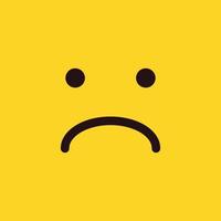 vetor de rosto emoji para apresentação do ícone do símbolo do site
