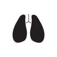 vetor de pulmões para apresentação de ícone de símbolo de site
