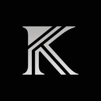 vetor de logotipo da letra k