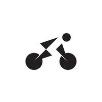 modelo de logotipo de bicicleta vetor