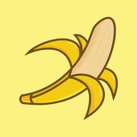 ilustração vetorial gráfico de banana vetor