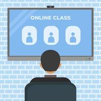 videoconferência em classe online