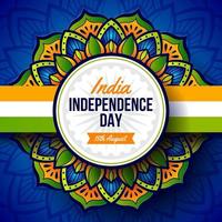 conceito de dia da independência da índia vetor