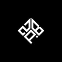 design de logotipo de carta xpb em fundo preto. xpb conceito de logotipo de letra de iniciais criativas. design de letra xpb. vetor