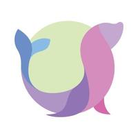 selo animal logotipo ícone símbolo vetor design gráfico