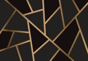 papel de parede de mosaico moderno textura de fundo padrão de linhas pretas e douradas escuras vetor