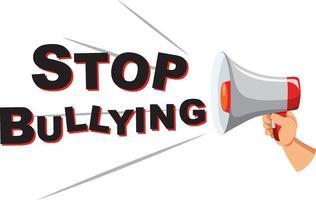 pare o vetor de conceito de bullying