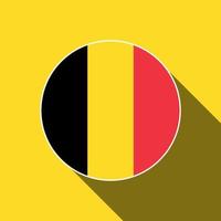 país Bélgica. bandeira da Bélgica. ilustração vetorial. vetor