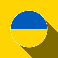 país ucrânia. bandeira da ucrânia. ilustração vetorial. vetor