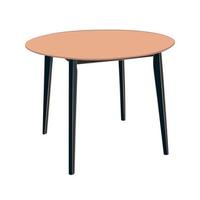 mesa, mesa, mesa de dieta, área de trabalho, mesa de cozinha, peça de mobiliário, estilo simples, vetor isolado
