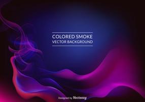 Fundo de vetor de fumo colorido colorido