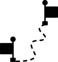 ícone de glifo de marco vetor