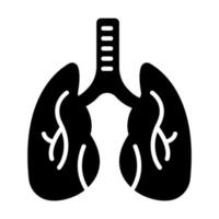 design de conceitos modernos de pulmões, ilustração vetorial vetor