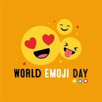 vetores e ilustrações do dia mundial do emoji