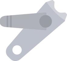 ícone plano de cortador de unhas vetor