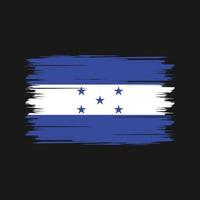 escova de bandeira de honduras. bandeira nacional vetor