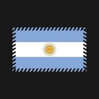 vetor de bandeira argentina. bandeira nacional