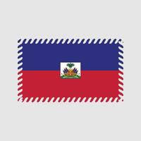 vetor de bandeira do haiti. bandeira nacional