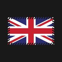 vetor de bandeira do Reino Unido. bandeira nacional