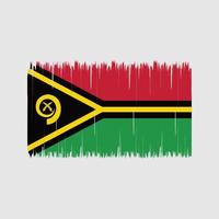 pincel de bandeira vanuatu. bandeira nacional vetor