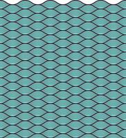 padrão de onda sem costura azul, design linear - ilustração vetorial vetor