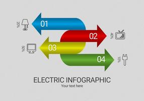 Vector de Infografia elétrica grátis