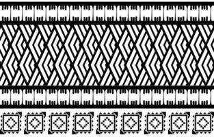 padrão geométrico étnico abstrato preto e branco tribal africano. design para ilustração de fundo ou wallpaper.vector para imprimir padrões de tecido, tapetes, camisas, fantasias, turbante, chapéus, cortinas. vetor