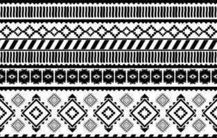 padrão geométrico étnico abstrato preto e branco tribal africano. design para ilustração de fundo ou wallpaper.vector para imprimir padrões de tecido, tapetes, camisas, fantasias, turbante, chapéus, cortinas. vetor