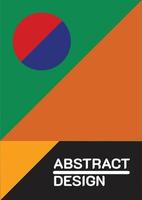 conjunto de tampas abstrato moderno, design de tampas mínimo. fundo geométrico colorido, ilustração vetorial. vetor