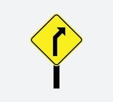 modelo de design de logotipo de vetor de ícone de sinais de trânsito
