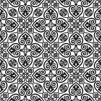 padrão sem emenda floral abstrato. fundo ornamental floral mosaico. ornamento muçulmano em estilo árabe oriental com motivos árabes, turcos e indianos. vetor
