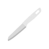 ilustração plana de faca de cozinha. elemento de design de ícone limpo em fundo branco isolado vetor