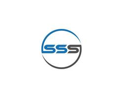 letra sss logotipo design simples conceito vector símbolo ilustração.