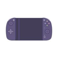 ilustração plana do gamepad do smartphone. elemento de design de ícone limpo em fundo branco isolado vetor