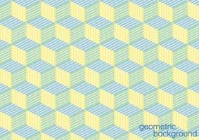 design de vetor de fundo padrão geométrico pastel fofo