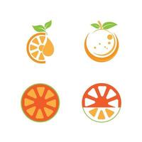 design de logotipo laranja vector ícone ilustração design