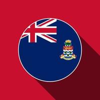 ilhas do país cayman. bandeira das ilhas cayman. ilustração vetorial. vetor