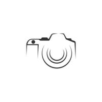 modelo de ilustração de design de logotipo de ícone de câmera vetor