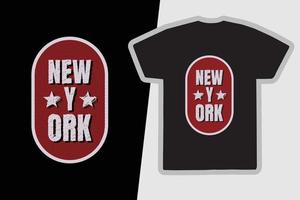 design de camisetas e roupas urbanas de nova york vetor