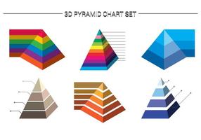 Gráfico pirâmide 2 vetor